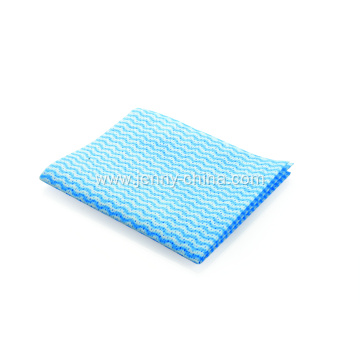 Disposable spunlace nonwoven cleaning cloth